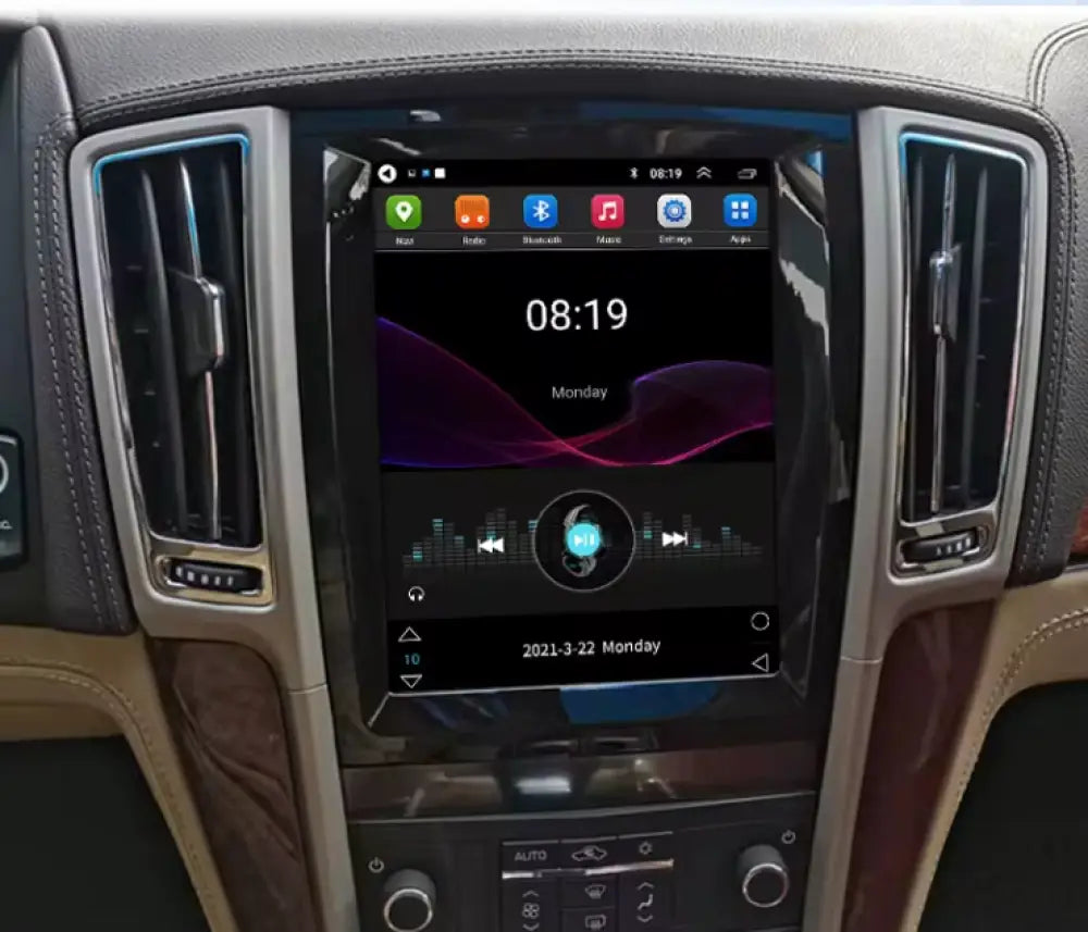 2007-2012 Cadillac Sls/Sts Car Radio Stereo Carplay & Android Auto Tesla-Style Vertical 9.7Inch