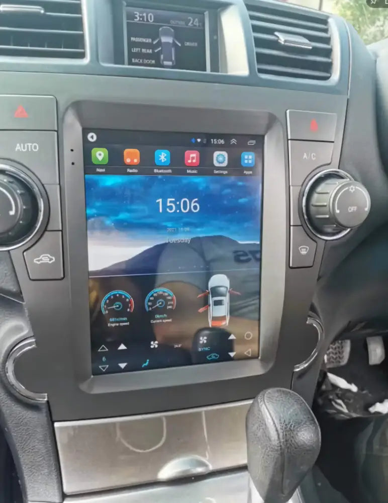 2007-2013 Toyota Highlander Carplaytech Car Radio Stereo With Wireless Carplay & Android Auto