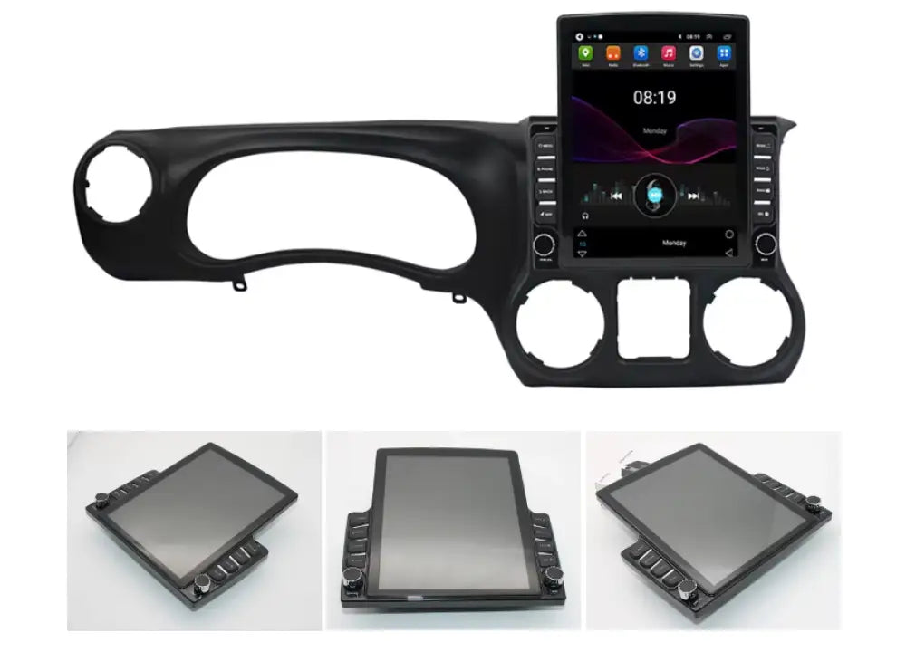 2010-2018 Jeep Wrangler Car Radio Stereo Carplay & Android Auto Tesla-Style Vertical 9.7Inch Screen