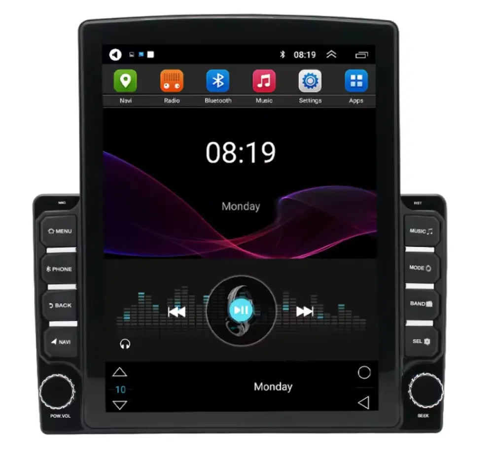 2010-2018 Jeep Wrangler Car Radio Stereo Carplay & Android Auto Tesla-Style Vertical 9.7Inch Screen