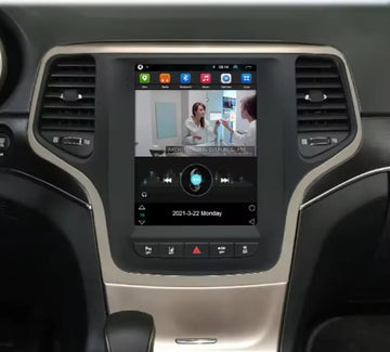 2013-2022 Jeep Grand Cherokee Car Radio Stereo Carplay & Android Auto Tesla-Style Vertical 9.7Inch