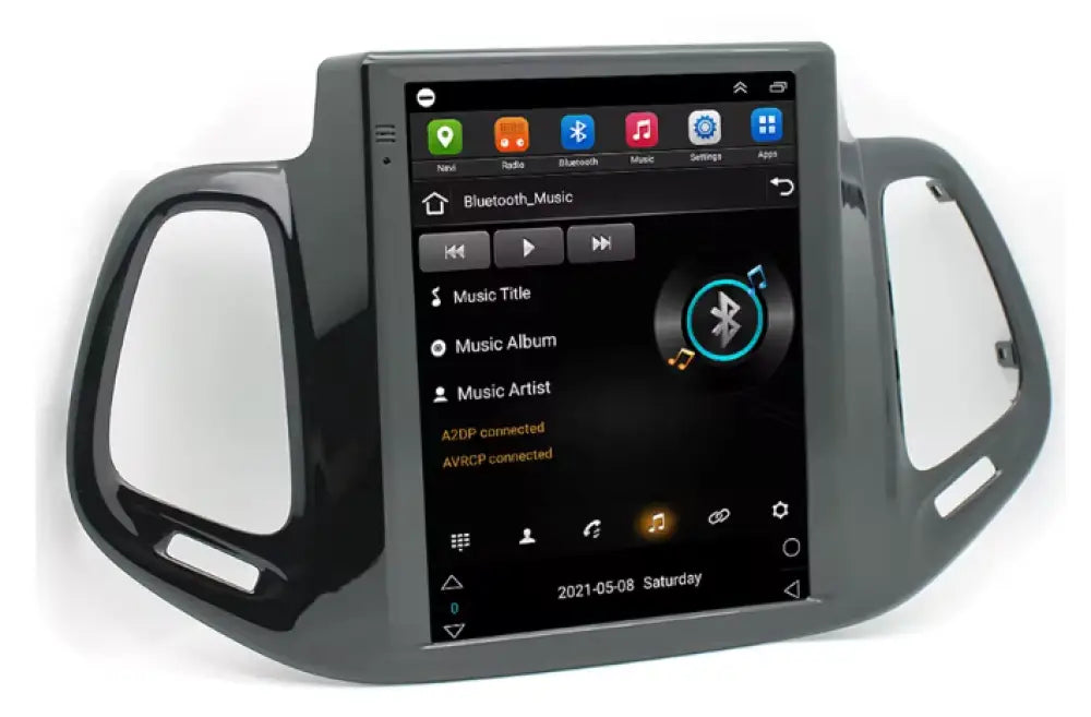 2017-2019 Jeep Compass Car Radio Stereo Carplay & Android Auto Tesla-Style Vertical 9.7Inch Screen