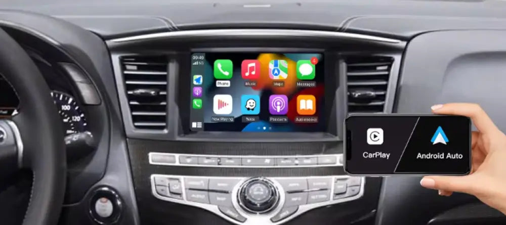 Apple Carplay & Android Auto Oem Integration Accessory For Infiniti 2015-2020 Models