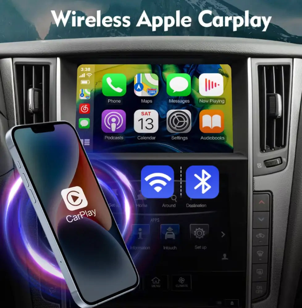 Apple Carplay & Android Auto Oem Integration Accessory For Infiniti 2015-2020 Models
