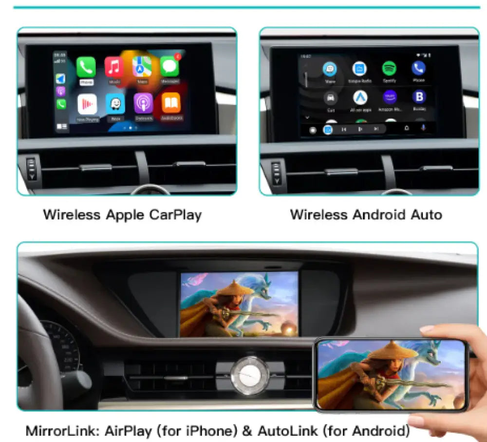 Apple Carplay & Android Auto Oem Integration Accessory For Lexus 2014-2019 Models
