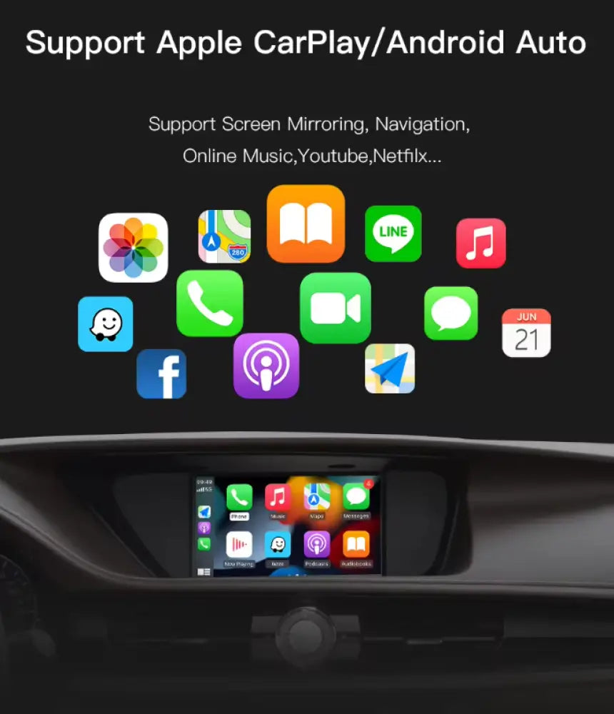 Apple Carplay & Android Auto Oem Integration Accessory For Lexus 2014-2019 Models