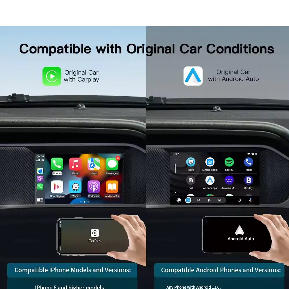 Apple Carplay & Android Auto Oem Integration Accessory For Mercedes-Benz 2011-2016 Models