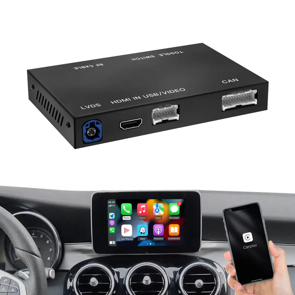 Apple Carplay & Android Auto Oem Integration Mercedes-Benz 2012-2019 Models