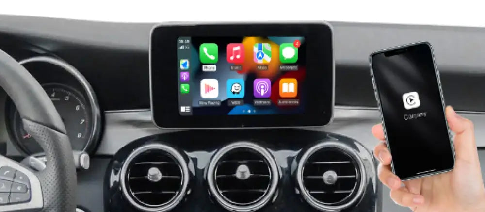 Apple Carplay & Android Auto Oem Integration Mercedes-Benz 2012-2019 Models