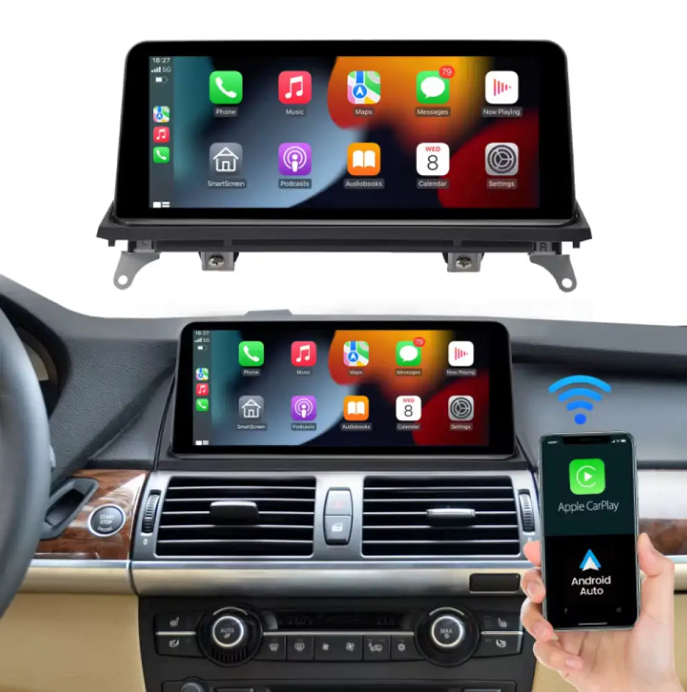 Bmw 2008-2019 X5/X6/3 Series/ 5 Series Carplay And Android Auto 10.25 Inch Touch Screen