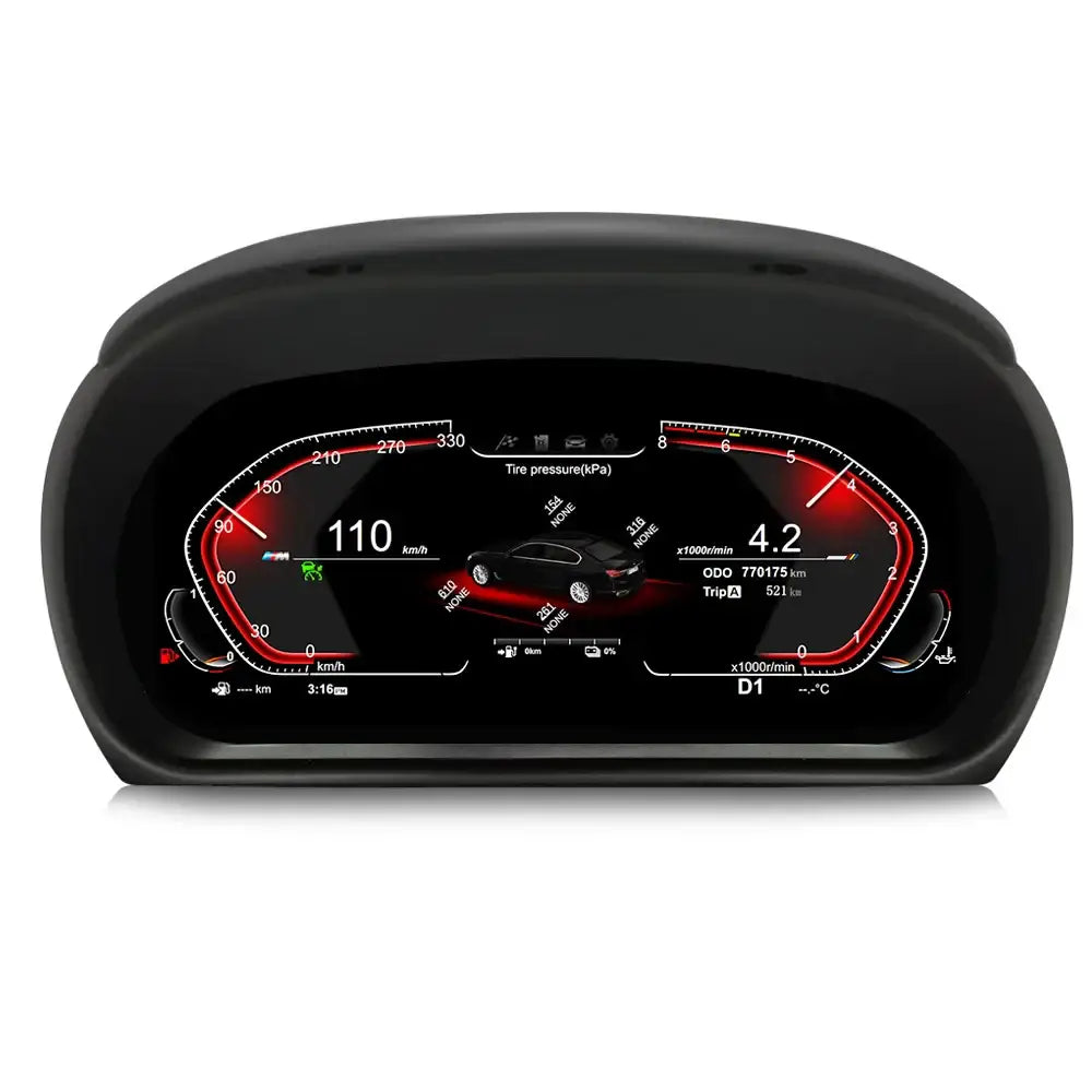 Bmw 3 Series 2005-2012 12Inch Lcd Digital Cluster Dashboard Speedometer