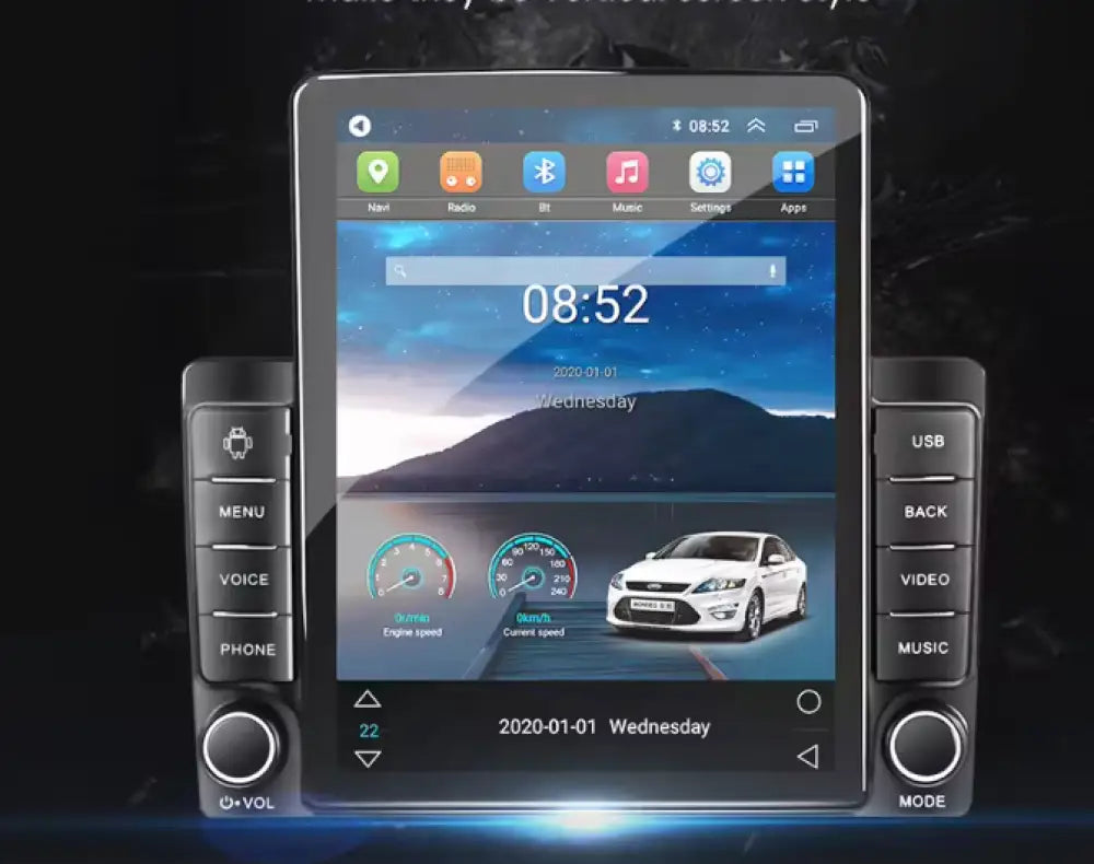 Carplaytech Mercedes-Benz 1998-2009/ Tesla-Style Vertical Touchscreen/ 4G/ Android 11/ 8 Core/ 2 +
