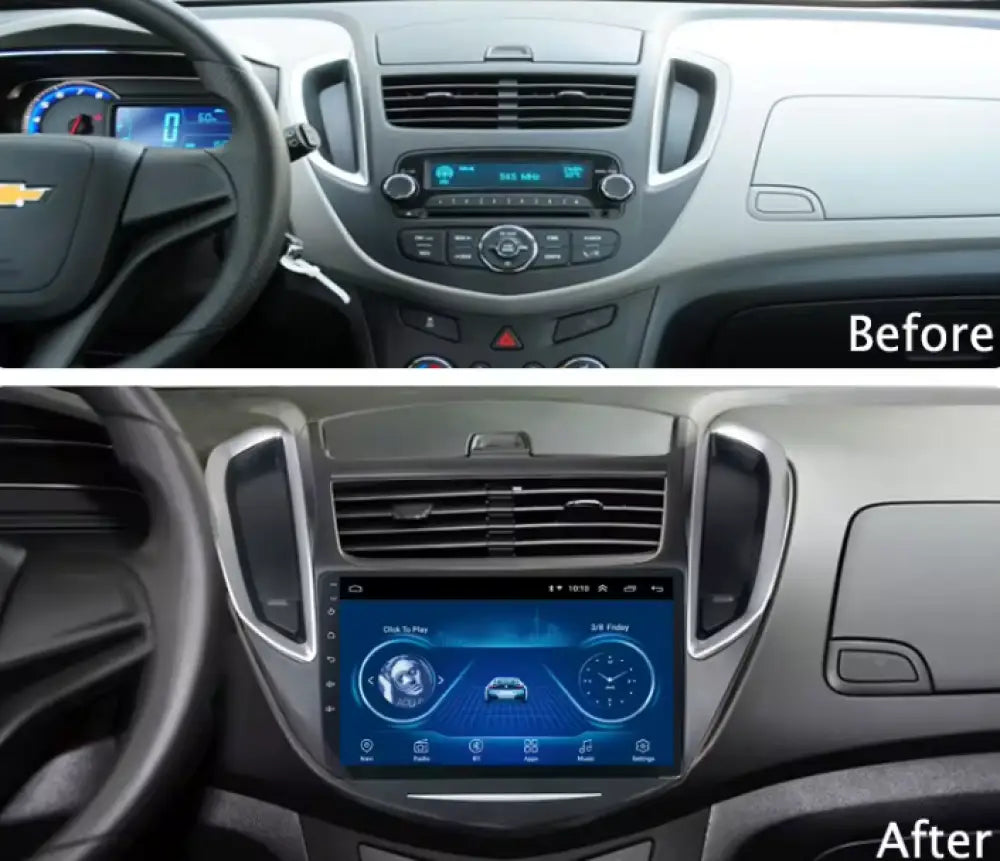 Chevrolet Trax 2014-2016 Carplaytech Wireless Carplay & Android Auto Multimedia Player With Radio