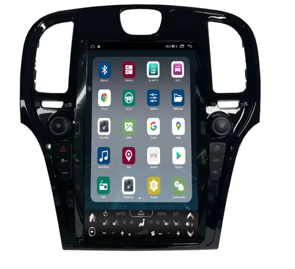 Chrysler 300/300C/300S 2009-2018 Carplay & Android Auto 13 Inch Tesla-Style Vertical Touchscreen