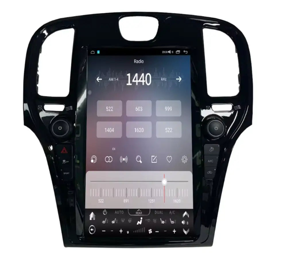 Chrysler 300/300C/300S 2009-2018 Carplay & Android Auto 13 Inch Tesla-Style Vertical Touchscreen