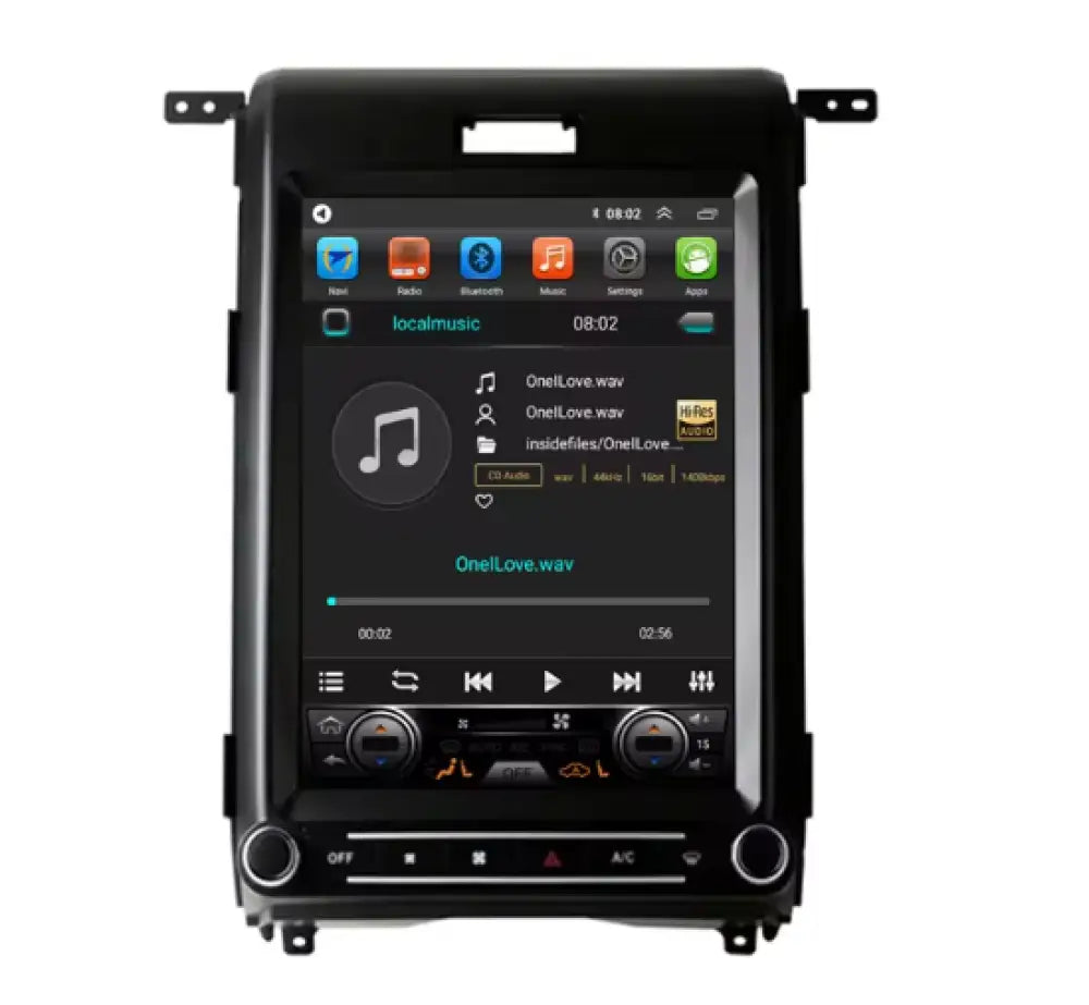 Ford F150 2008-2014 Carplaytech 12.1 Inch Android Wireless Carplay & Auto Tesla-Style Screen Car