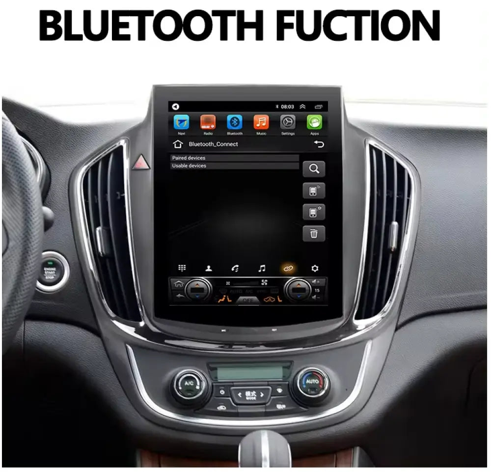 Ford F150 2008-2014 Carplaytech 12.1 Inch Android Wireless Carplay & Auto Tesla-Style Screen Car
