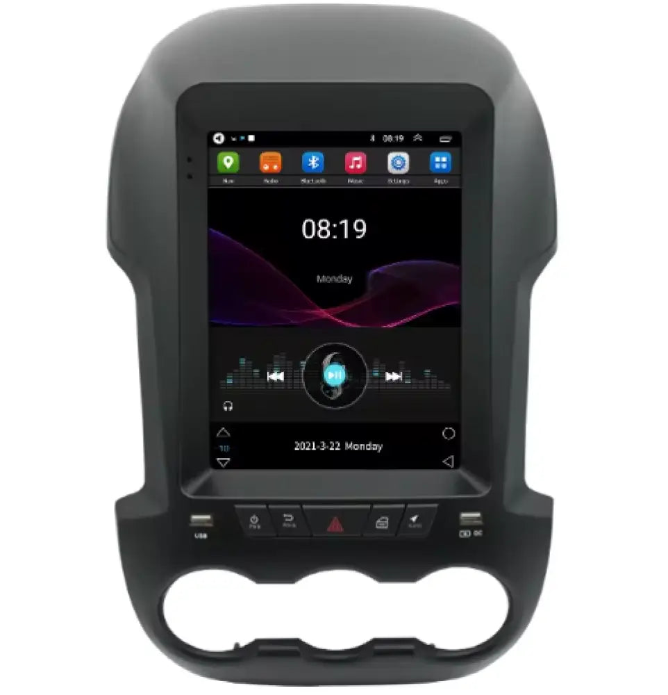 Ford Ranger F250 2011-2016 Carplaytech 9.7 Inch Android Wireless Carplay & Auto Tesla-Style Screen