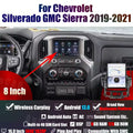 Gmc Sierra Chevrolet Silverado 2019-2023 Wireless Carplay & Android Auto 15.6’’ Tesla-Style