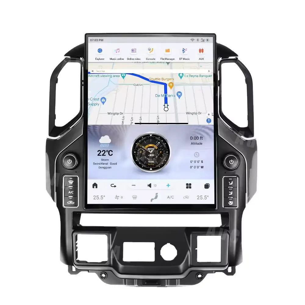 Gmc Sierra Chevrolet Silverado 2019-2023 Wireless Carplay & Android Auto 15.6’’ Tesla-Style