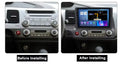 Honda Civic 2004-2010 Carplaytech Wireless Carplay & Android Auto Touchscreen/ Bluetooth-Enabled