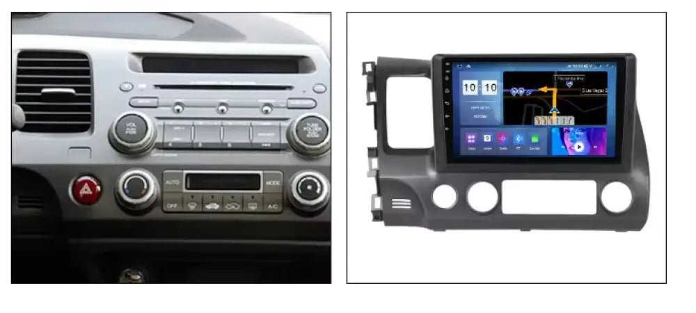 Honda Civic 2004-2010 Carplaytech Wireless Carplay & Android Auto Touchscreen/ Bluetooth-Enabled