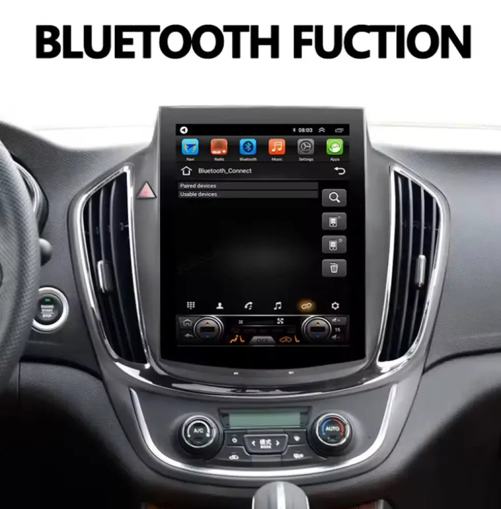 Jeep Grand Cherokee 2014-2017 Carplaytech 12.8Inch Wireless Carplay & Android Auto Tesla-Style