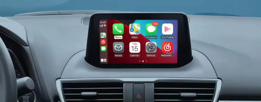 Mazda 2014-2020 Models 2/ 3/ 6 Carplaytech Apple Carplay & Android Auto Wireless Oem Integration
