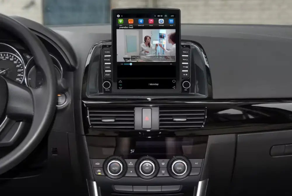 Mazda Cx5 2012-2017 Carplaytech Car Radio Stereo Carplay & Android Auto Tesla-Style Vertical