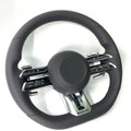 Mercedes Benz Car Steering Wheel With Wheel Controls In Carbon Fiber