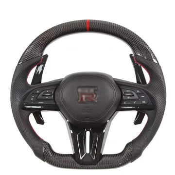 Nissan 2007-2020 Gtr R35 Skyline R34 Carbon Fiber Steering Wheel