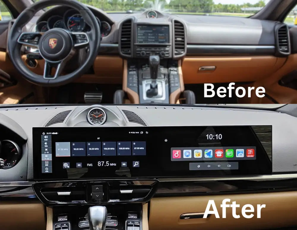 Porsche Cayenne 2010-2016 Wireless Carplay & Android Auto 25 Inch Radio Gps Navigation Stereo Dsp