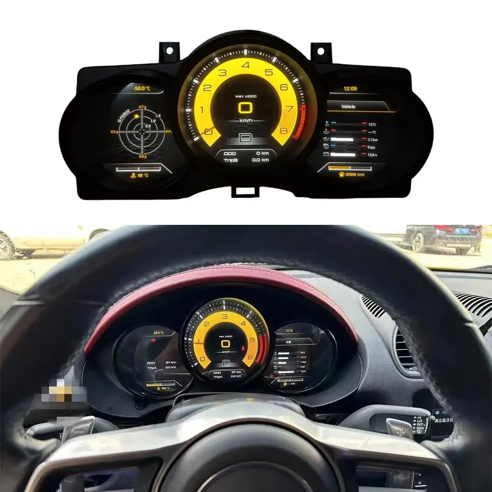 Porsche Macan 2014-2017 Lcd Digital Dashboard Speedometer Gauge Instrument Cluster Hd Display For