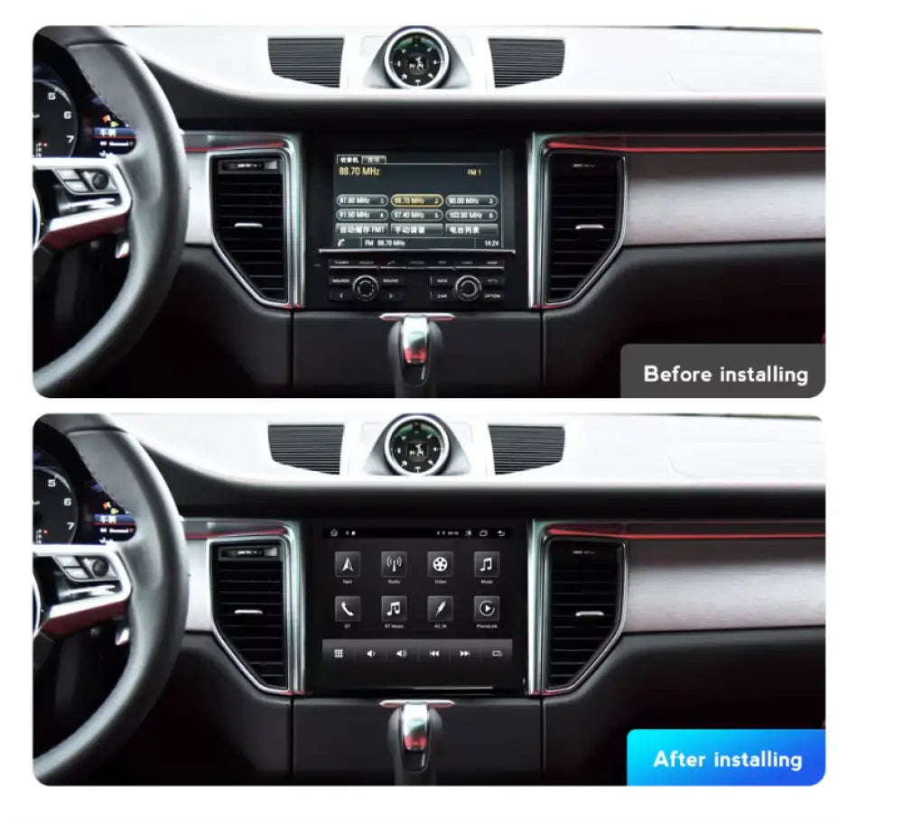 Porsche Macan 2014-2017 Wireless Carplay & Android Auto Touchscreen Gps Navigation Wifi Upgrade