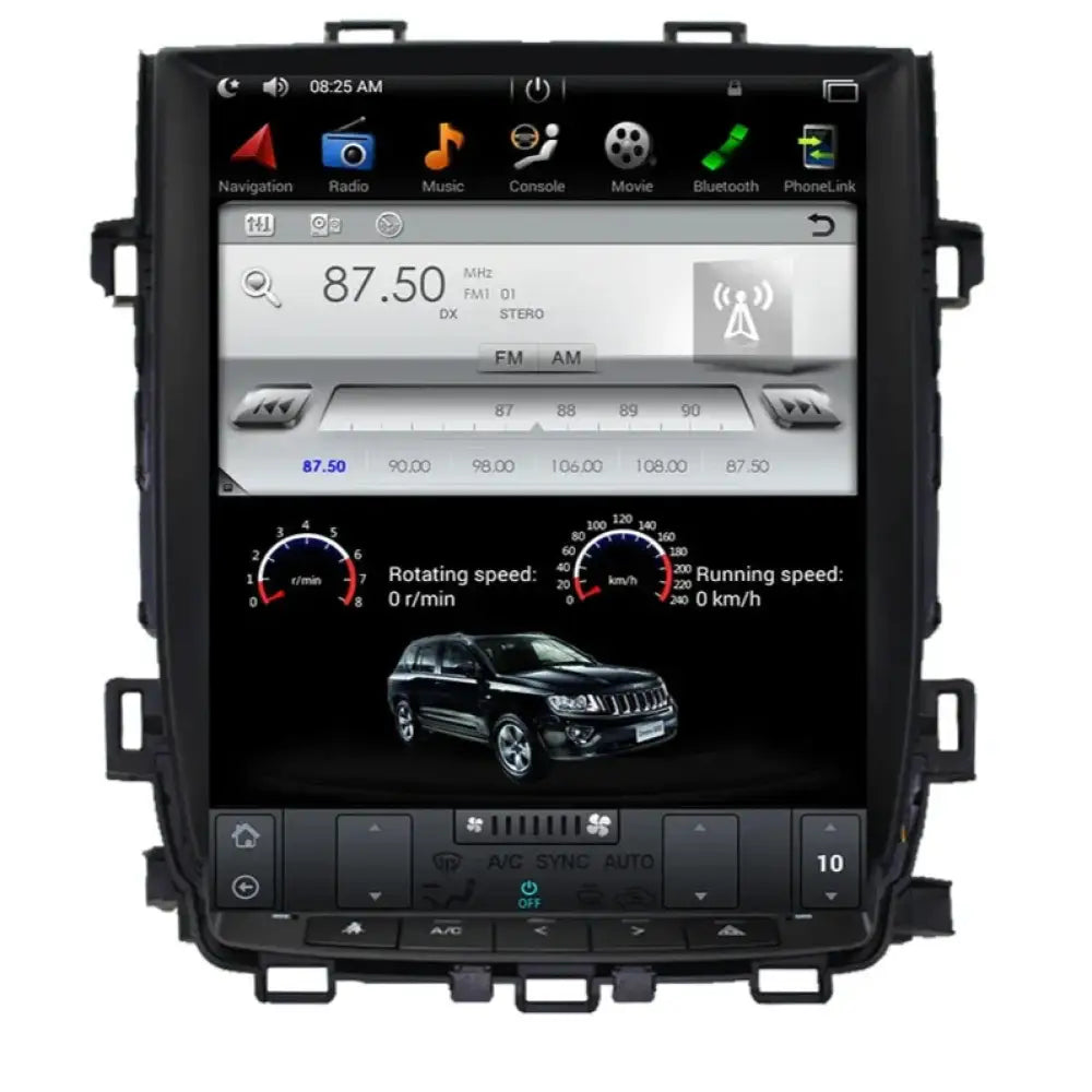 Toyota Alphard 2007 - 2014 Wireless Carplay & Android Auto Tesla-Style Vertical 12.1 Inch