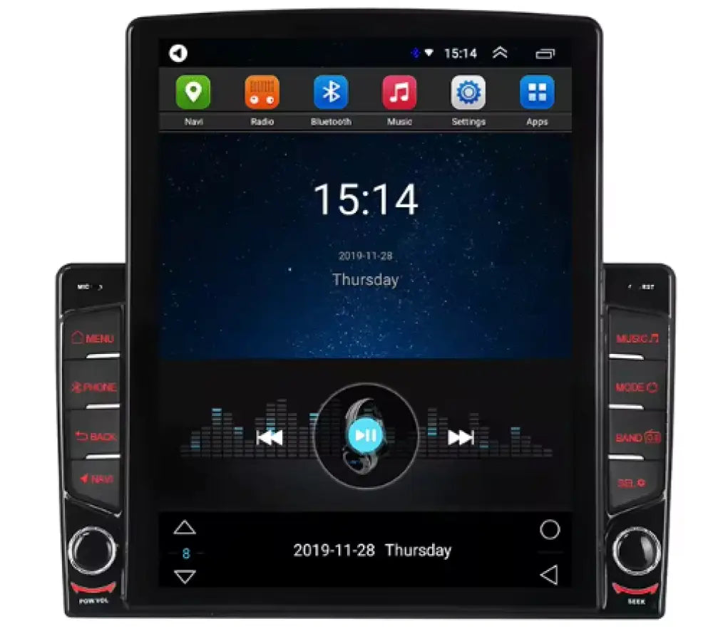 Toyota Corolla 2006-2013 9.5 Inch Tesla-Style Vertical Wireless Carplay And Android Auto Screen