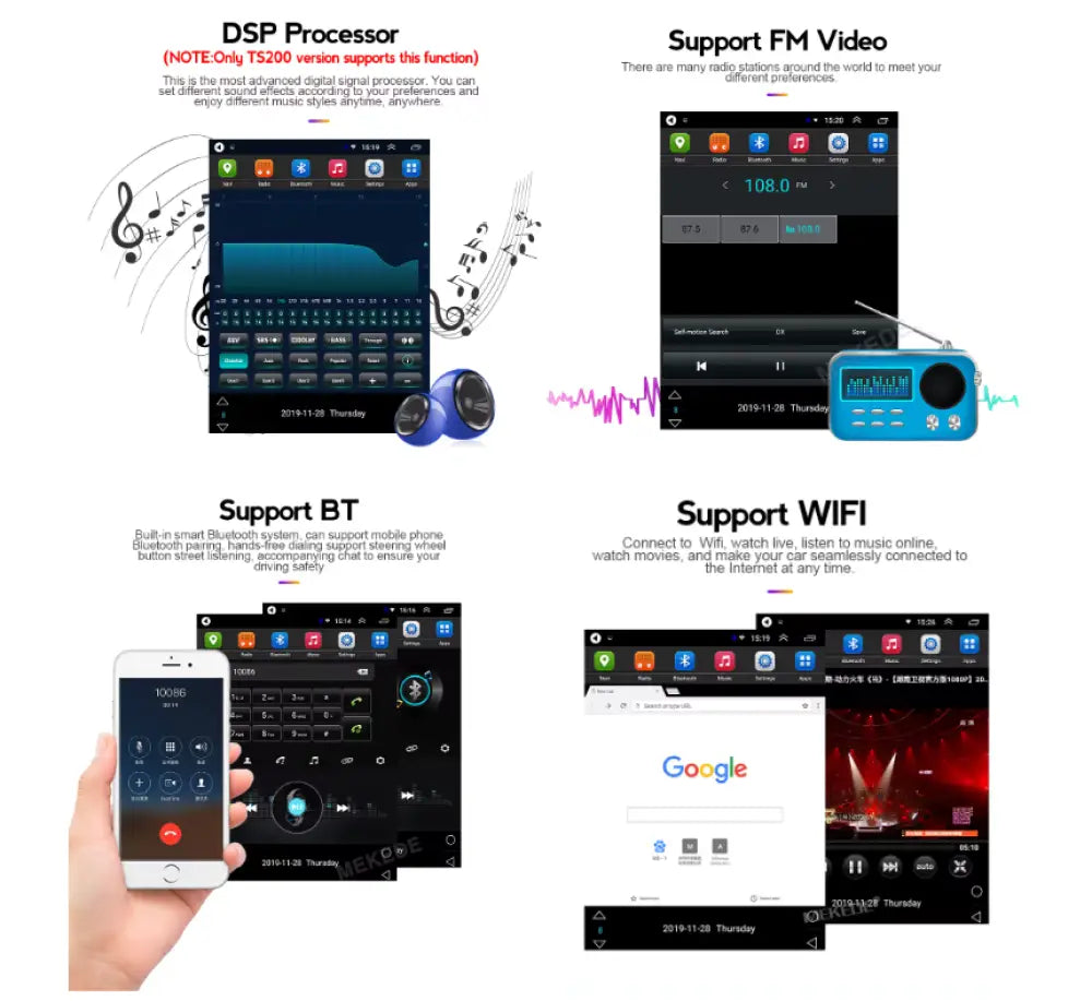 Toyota Corolla 2006-2013 9.5 Inch Tesla-Style Vertical Wireless Carplay And Android Auto Screen