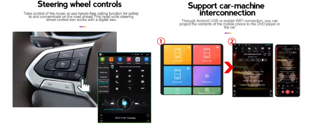 Toyota Corolla 2006-2013 9.5 Inch Tesla-Style Vertical Wireless Carplay And Android Auto Screen