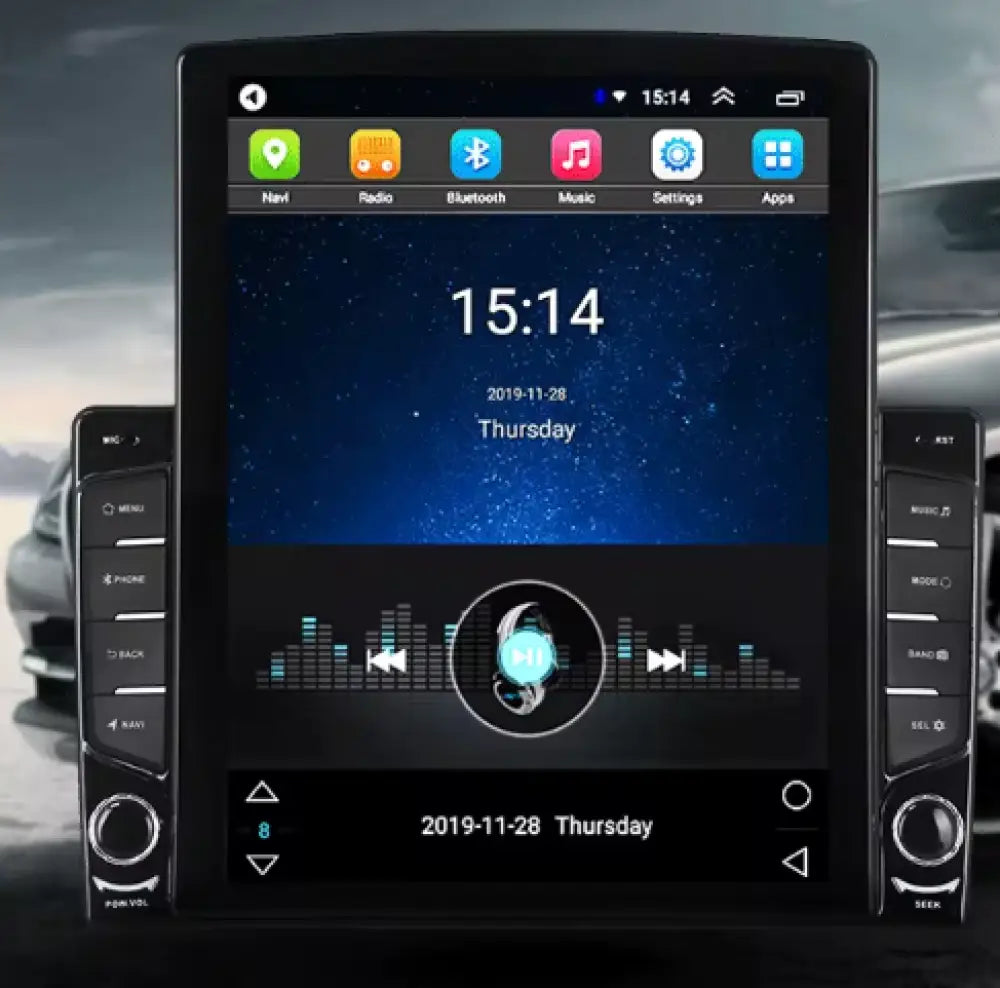 Toyota Corolla 2006-2013 9.5 Inch Tesla-Style Vertical Wireless Carplay And Android Auto Screen