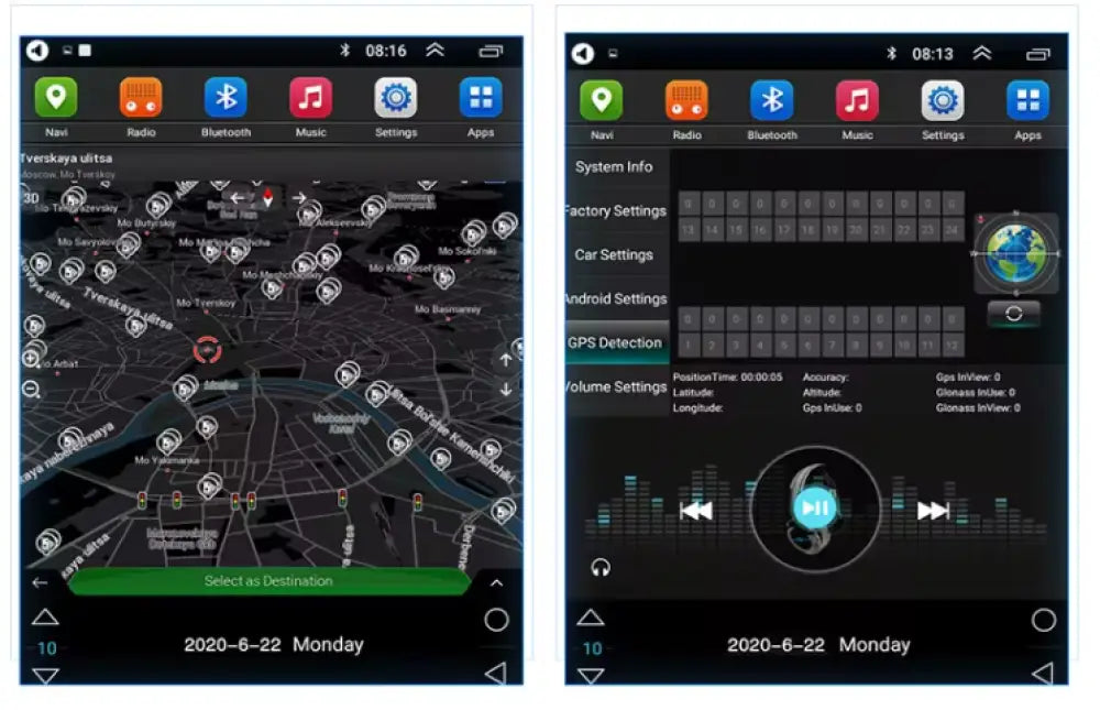 Toyota Tacoma 2005-2013 Carplaytech Wireless Carplay & Android Auto Tesla-Style Vertical 9.7 Inch