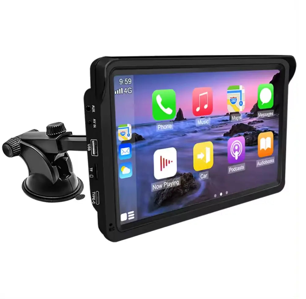 Wireless Carplay & Android Auto 7Inch Screen Universal Portable Display Car Radio Player